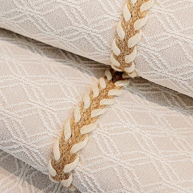 Light French Cream Style Chenille Sofa Cushion