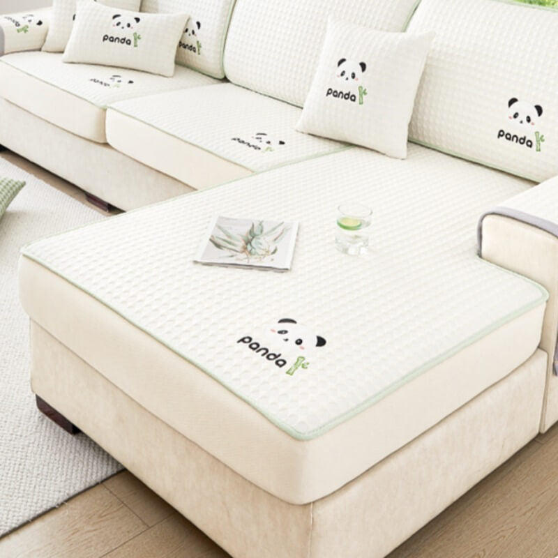 2024 New Summer Cartoon Ice Silk Sofa Cushion, Non-slip, Refreshing