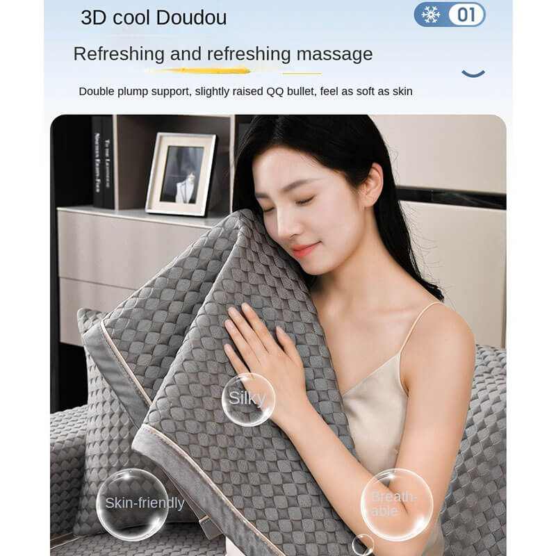 Cooling DouDou Ice Silk Sofa Cushion, Summer Edition Cool Seat Pad, Non-slip Sofa Cover - Bestselling for Summer 2023.