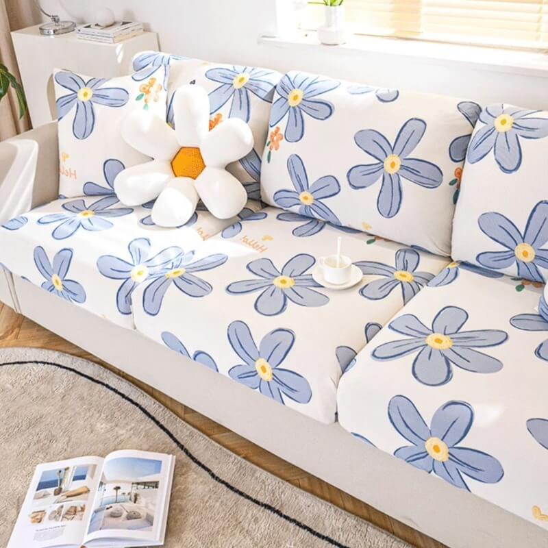 Summer Ice Silk Stretch Sofa Cover, Simple Modern, Universal Sofa Cushion