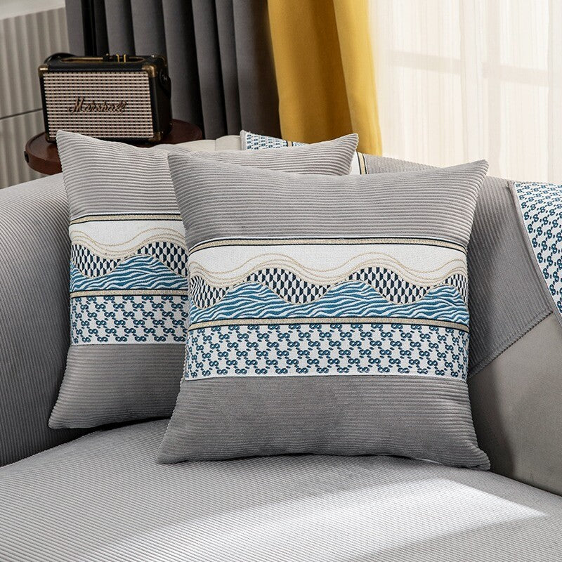 Simple modern sofa pillow with pillow core