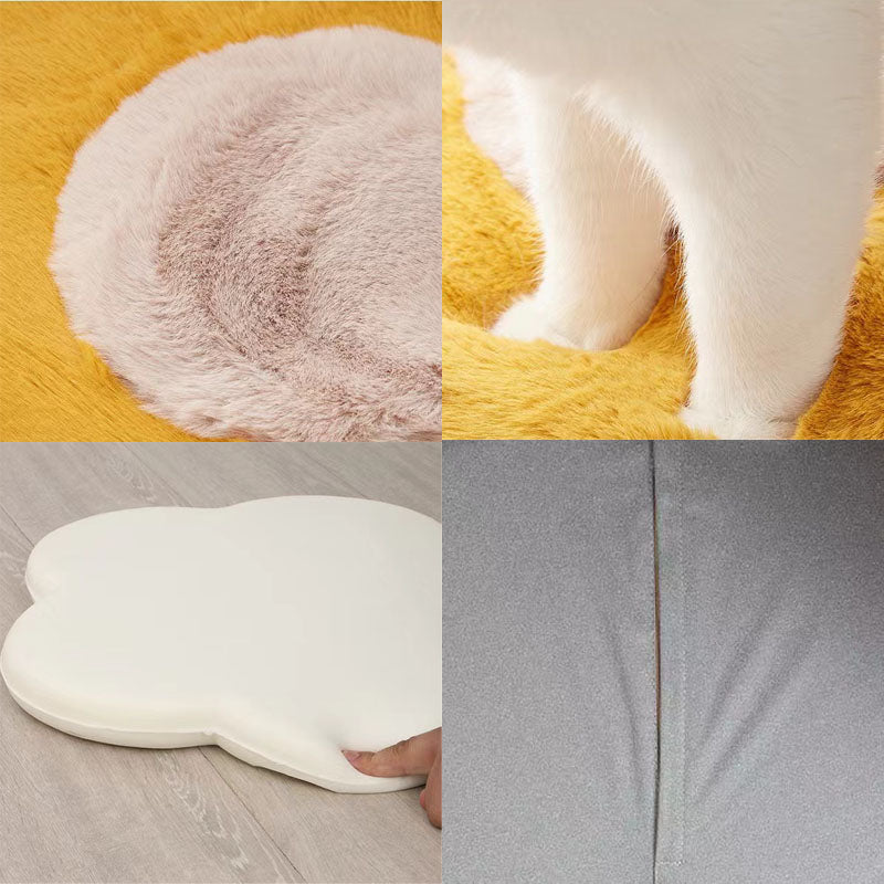 Fluffy Sunflower Memory Foam Cat Mat Seat Pad