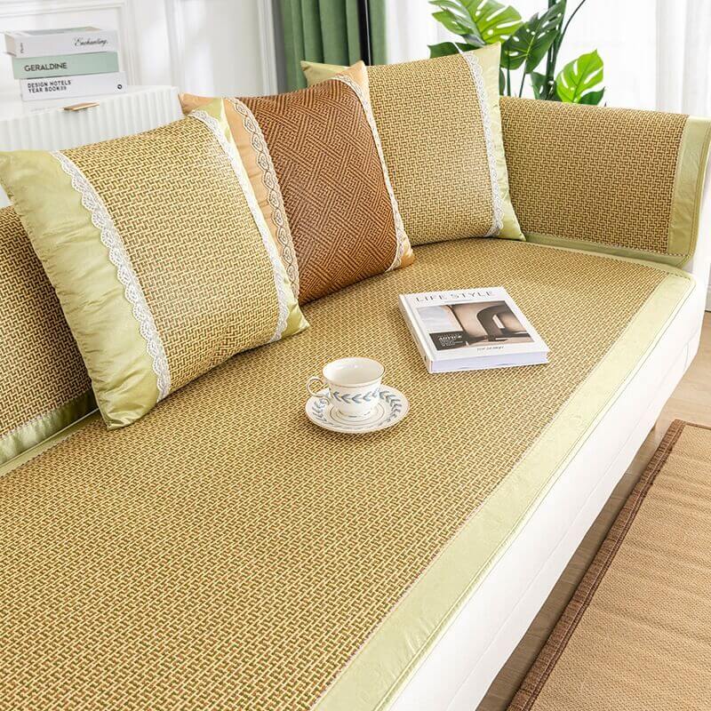 Rattan sofa cushion summer non-slip cool seat cushion