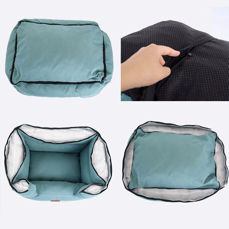 Removable and washable pet bed warm model