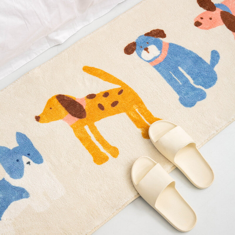 Carpet Bedroom Bedside Rug Cute Animal