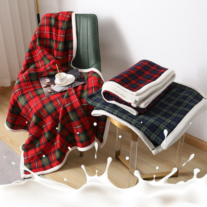 Scottish Plaid Lambswool Blanket