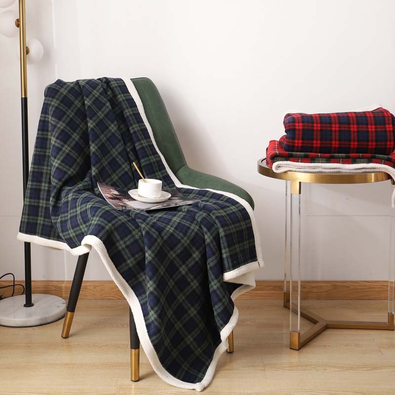 Scottish Plaid Lambswool Blanket