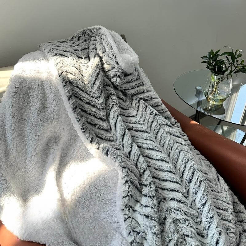 Thickened Double Layer Lambswool Blanket