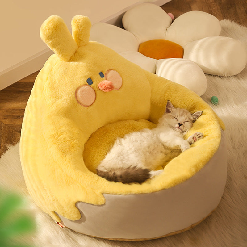 Warm Chicken Cuddle Cat Bed