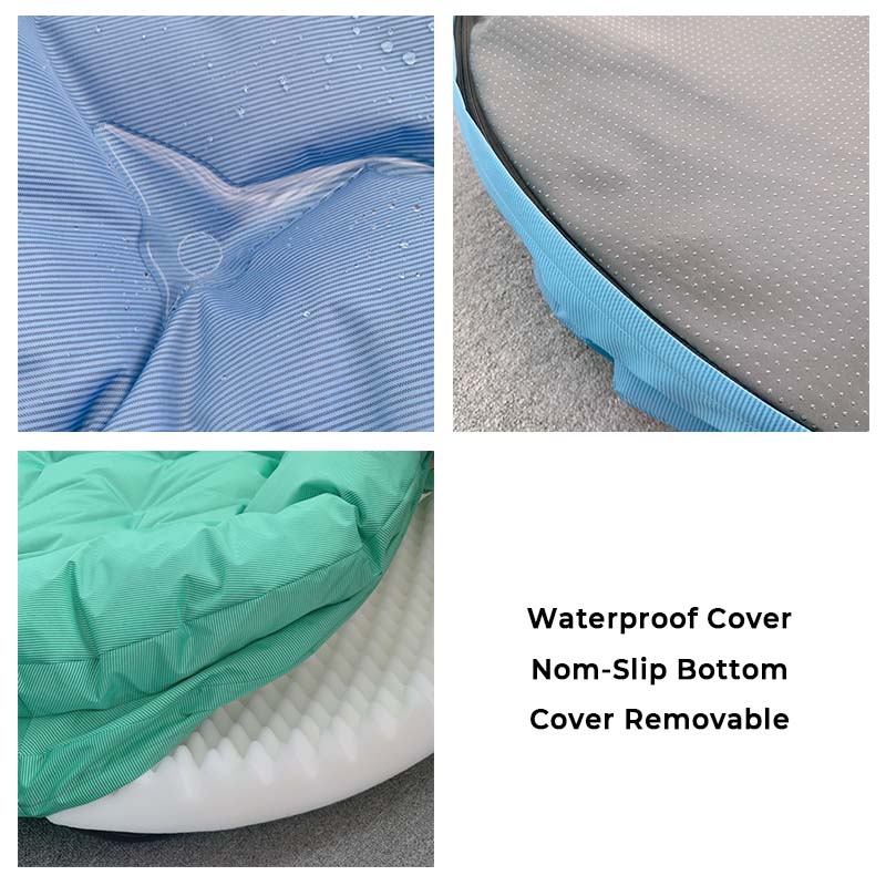 Waterproof Oxford Fabric Round Large Dog Bed